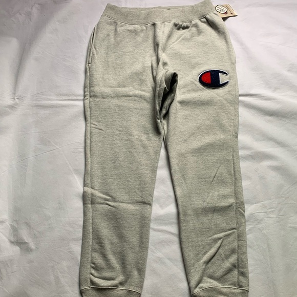 champion big logo sweatpants